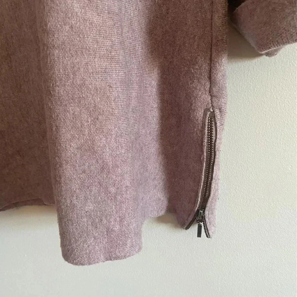Tahari Mauve Mock Turtleneck Sweater - Picture 10 of 13